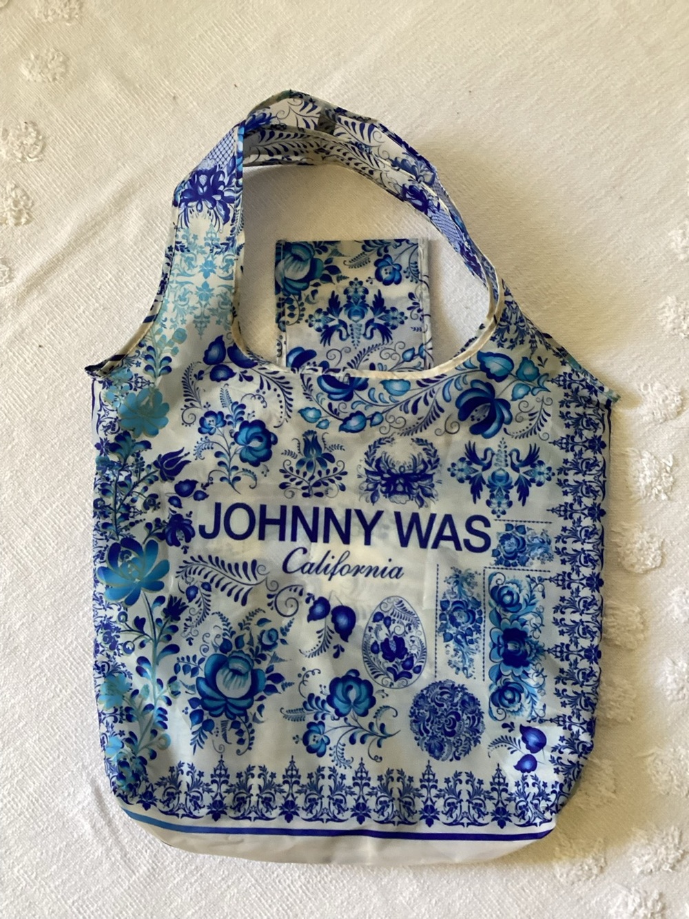 JOHNNY WAS Lightweight Nylon Tote Bag packable